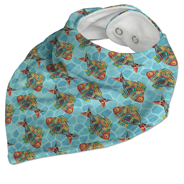 Mosaic Fish Bandana Closed