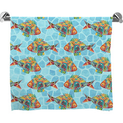 Mosaic Fish Bath Towel