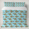 Mosaic Fish Duvet Cover Set - King