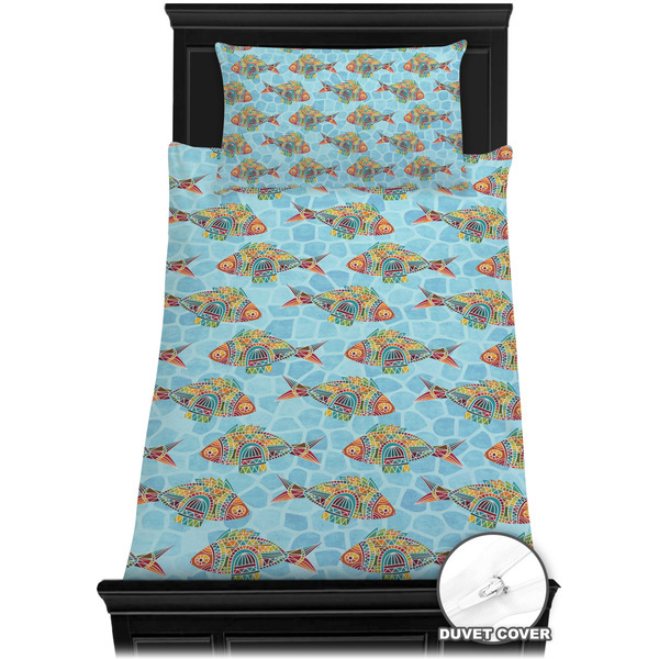 Mosaic Fish Bedding Set (TwinXL) - Duvet