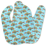 Mosaic Fish Baby Bib