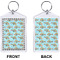Colorful Fish Bling Keychain (Front + Back)