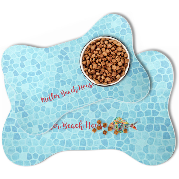 Mosaic Fish Bone Shaped Dog Mats - MAIN