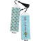 Mosaic Fish Bookmark with tassel - Front and Back