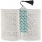 Mosaic Fish Bookmark with tassel - In book