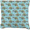 Mosaic Fish Burlap Pillow 24"