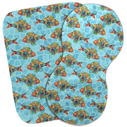 Mosaic Fish Burp Cloth