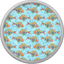 Mosaic Fish Cabinet Knob (Silver)