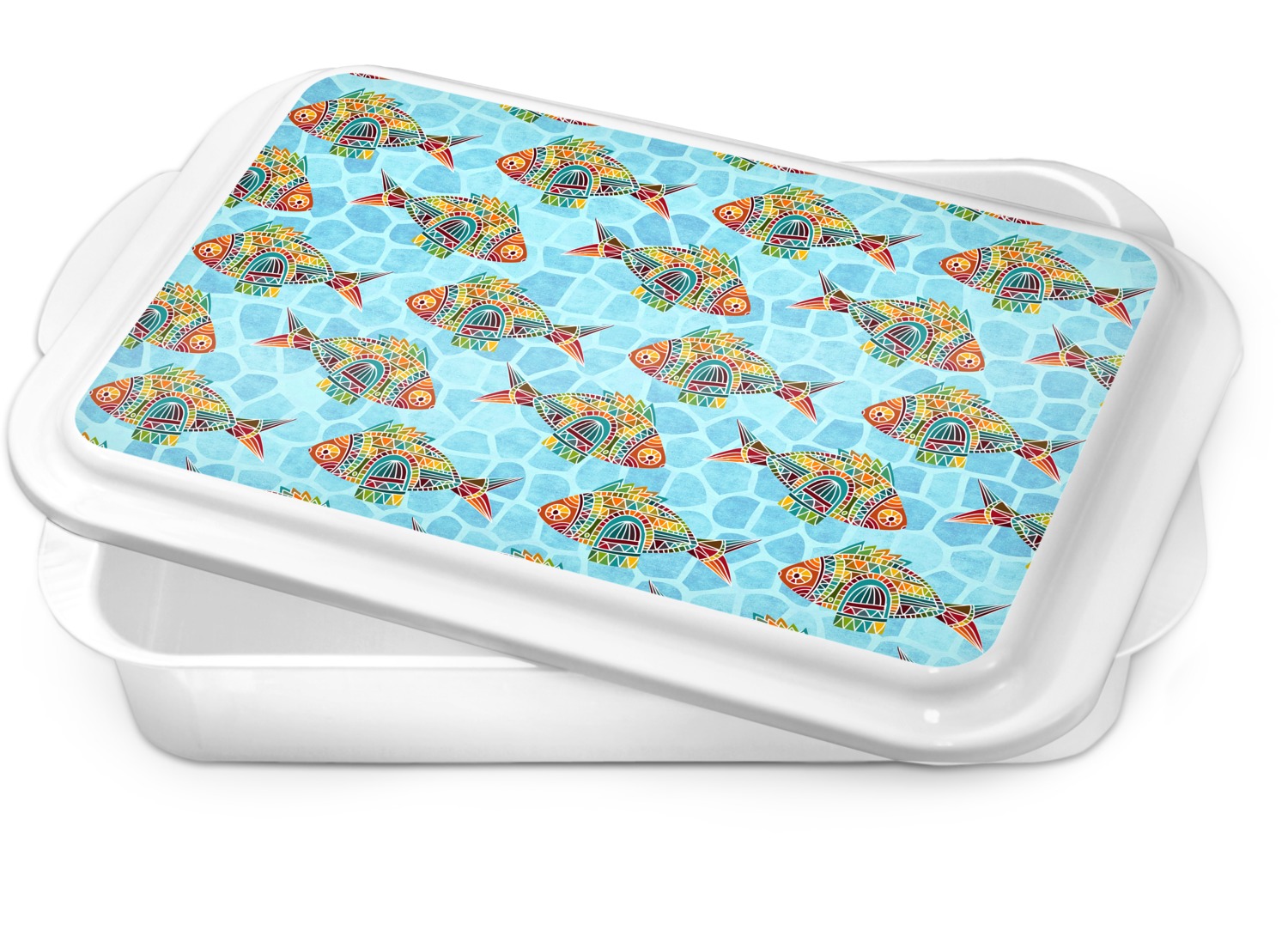 Mosaic Fish Cake Pan YouCustomizeIt