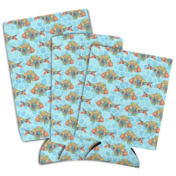 Mosaic Fish Can Coolers - PARENT/MAIN