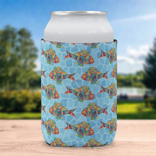 Mosaic Fish Can Sleeve - LIFESTYLE (single)