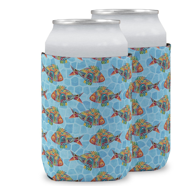 Custom Mosaic Fish Can Cooler (12 oz)