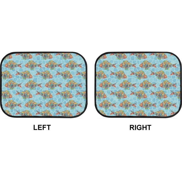 Colorful Fish Car Floor Mats (Back Seat) (Approval)