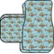 Mosaic Fish Car Floor Mats Set - 2 Front & 2 Back