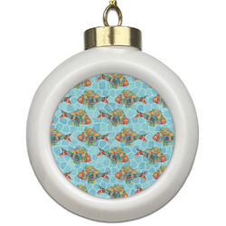 Mosaic Fish Ceramic Ball Ornament