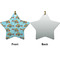 Mosaic Fish Ceramic Flat Ornament - Star Front & Back (APPROVAL)