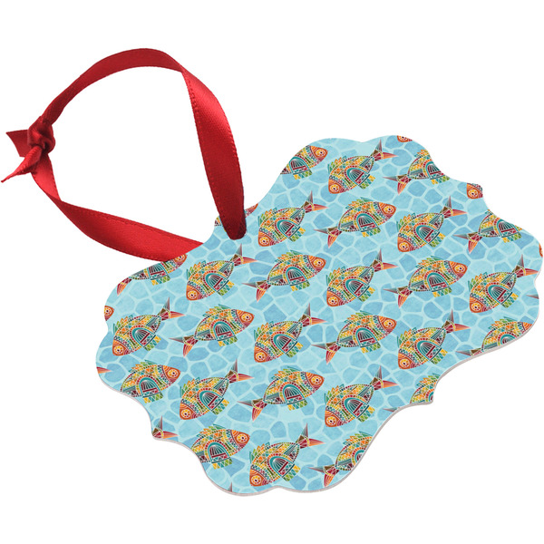 Colorful FIsh Christmas Ornament