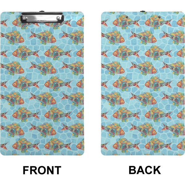 Colorful Fish Clipboard (Legal) (Front + Back)