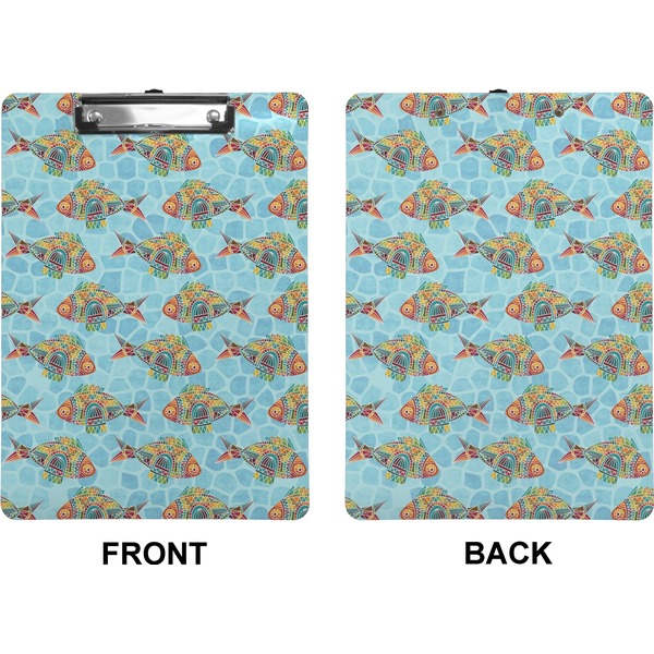 Colorful Fish Clipboard (Letter) (Front + Back)