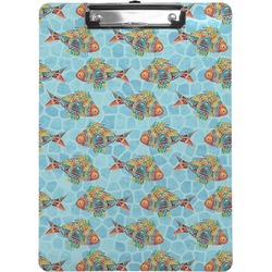 Mosaic Fish Clipboard (Letter Size)
