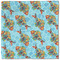 Mosaic Fish Cloth Napkins - Personalized Lunch (Single Full Open)