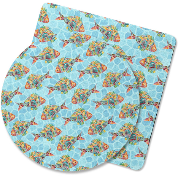 Custom Mosaic Fish Rubber Backed Coaster