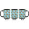 Mosaic Fish Coffee Mug - 11 oz - Black APPROVAL