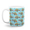 Mosaic Fish Coffee Mug - 11 oz - White