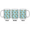 Mosaic Fish Coffee Mug - 15 oz - White APPROVAL
