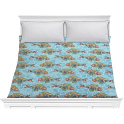 Mosaic Fish Comforter - King