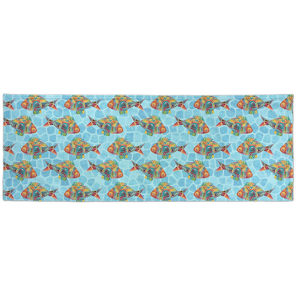 Mosaic Fish Cooling Towel- Approval