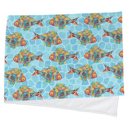 Mosaic Fish Cooling Towel