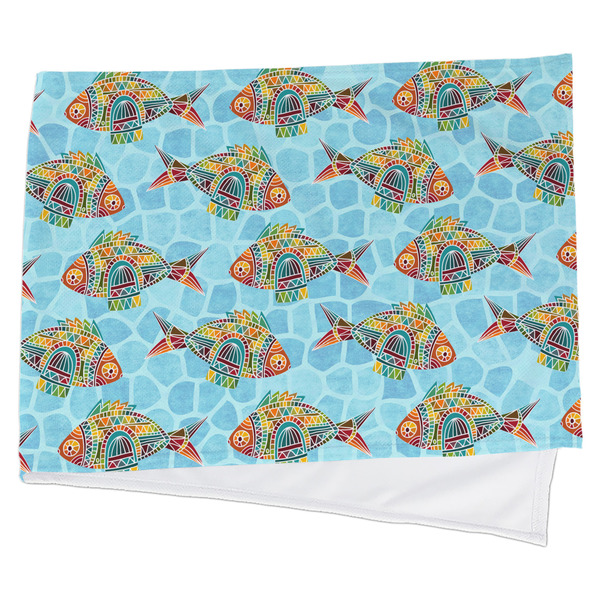 Custom Mosaic Fish Cooling Towel