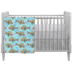 Mosaic Fish Crib Comforter / Quilt