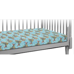Mosaic Fish Crib Fitted Sheet