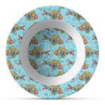 Mosaic Fish Plastic Bowl - Microwave Safe - Composite Polymer