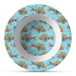 Mosaic Fish Plastic Bowl - Microwave Safe - Composite Polymer
