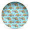 Mosaic Fish Microwave Safe Plastic Plate - Composite Polymer