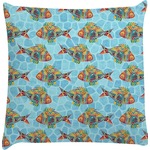 Mosaic Fish Decorative Pillow Case