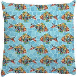 Mosaic Fish Decorative Pillow Case