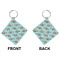 Colorful Fish Diamond Keychain (Front + Back)