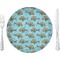 Mosaic Fish 10" Glass Lunch / Dinner Plates - Single or Set