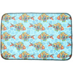 Mosaic Fish Dish Drying Mat
