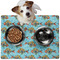 Mosaic Fish Dog Food Mat - Medium