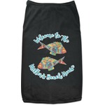 Mosaic Fish Black Pet Shirt