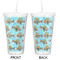 Mosaic Fish Double Wall Tumbler with Straw - Approval
