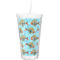 Colorful Fish Double Wall Tumbler with Straw (Personalized)