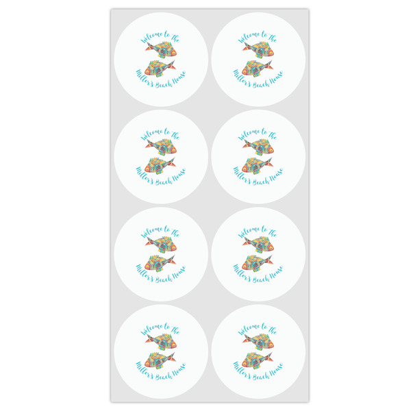 Mosaic Fish Drink Topper - Medium - Set of 12