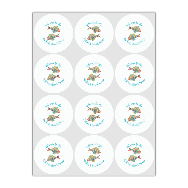 Mosaic Fish Drink Topper - Small - Set of 12