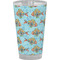 Mosaic Fish Pint Glass - Full Color - Front View
